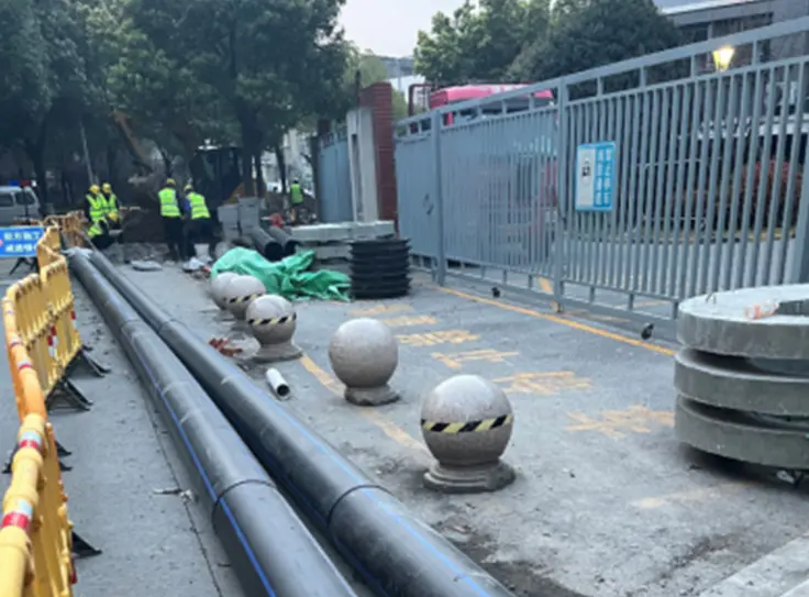 Os tubos HDPE ajudam a transformação municipal de abastecimento de água Jiangyin e a criar uma 
